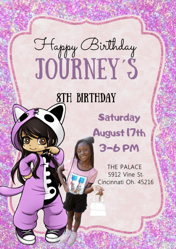 girl birthday template 2