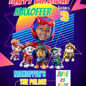 Boy birthday template 5